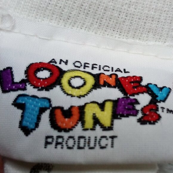 Vintage Looney Tunes Christmas Bugs Bunny Taz Tweetie Daffy Crewneck Sweatshirt - Picture 4 of 9